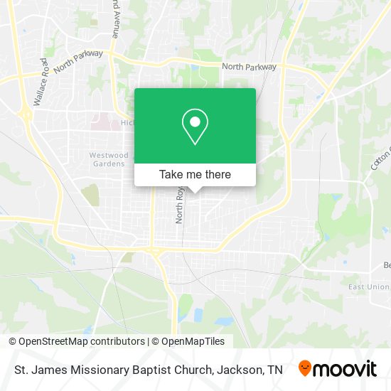 St. James Missionary Baptist Church map
