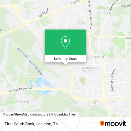 First South Bank map