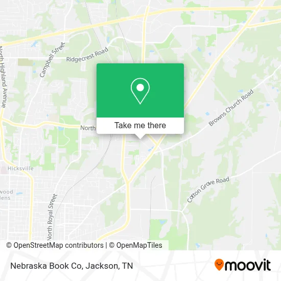 Nebraska Book Co map