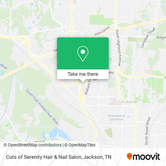 Cuts of Serenity Hair & Nail Salon map