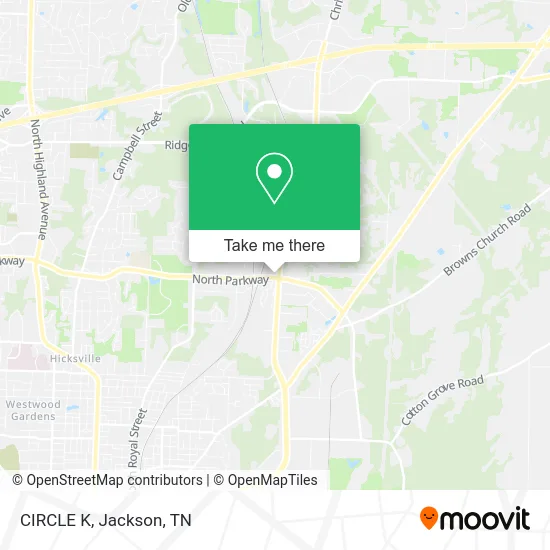 CIRCLE K map