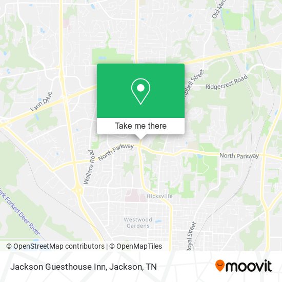 Jackson Guesthouse Inn map