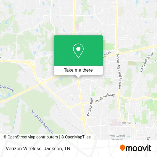 Verizon Wireless map