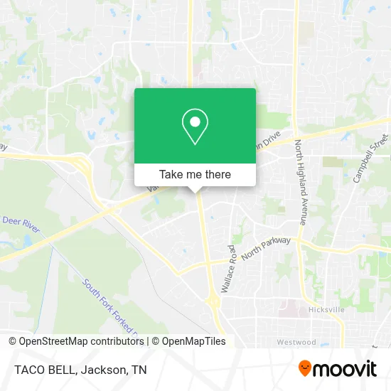 TACO BELL map