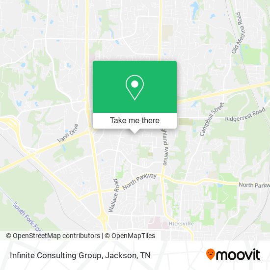 Infinite Consulting Group map
