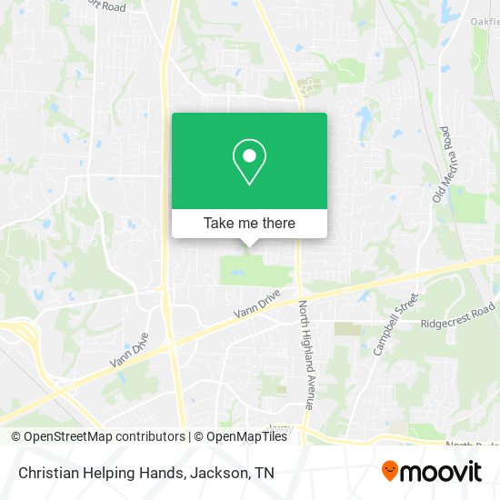 Christian Helping Hands map