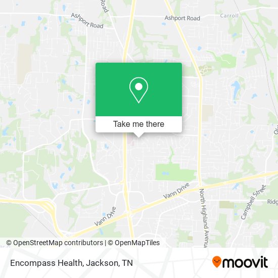 Encompass Health map