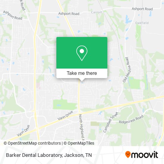 Barker Dental Laboratory map