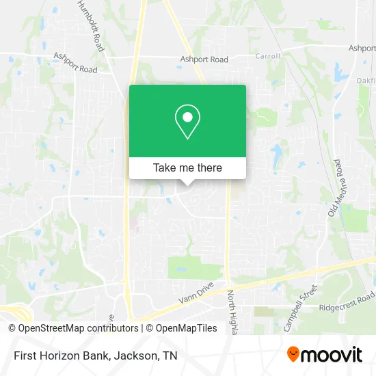 First Horizon Bank map