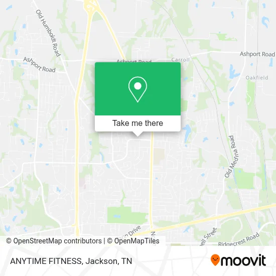 ANYTIME FITNESS map