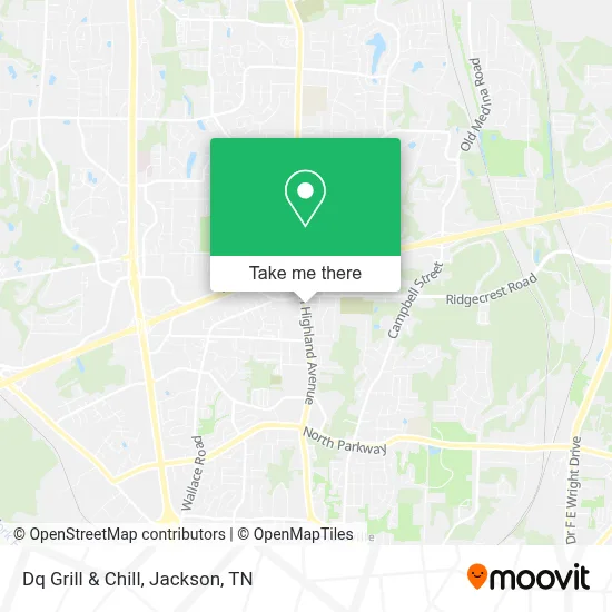 Dq Grill & Chill map