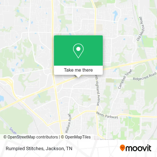 Rumpled Stitches map