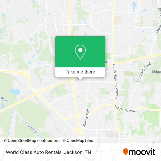 World Class Auto Rentals map