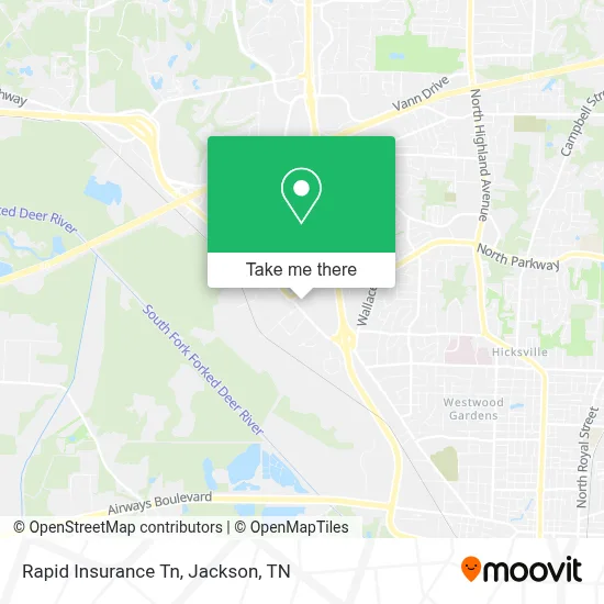 Rapid Insurance Tn map