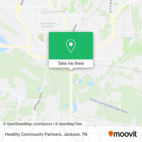 Healthy Community Partners map
