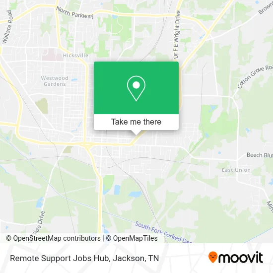 Remote Support Jobs Hub map