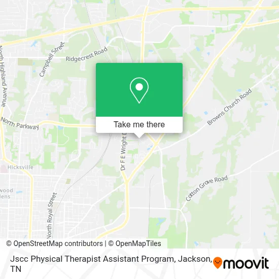 Jscc Physical Therapist Assistant Program map