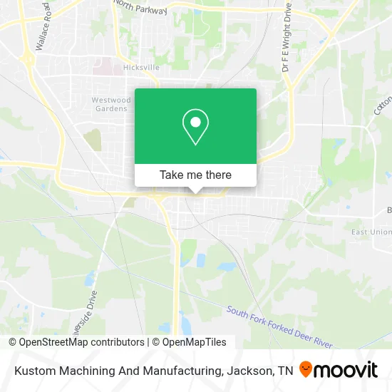 Kustom Machining And Manufacturing map