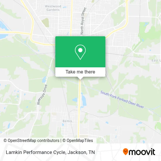 Lamkin Performance Cycle map