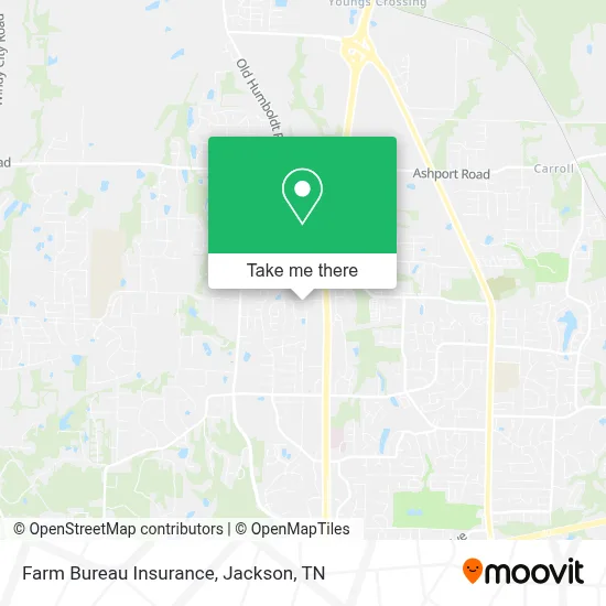 Farm Bureau Insurance map