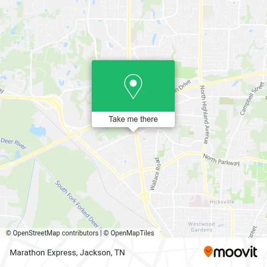 Marathon Express map