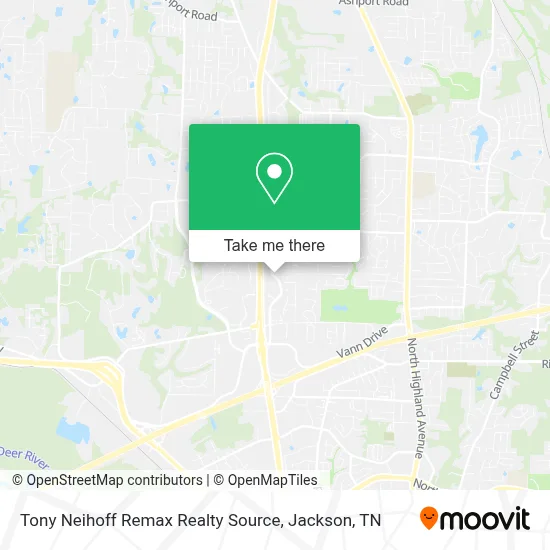 Tony Neihoff Remax Realty Source map