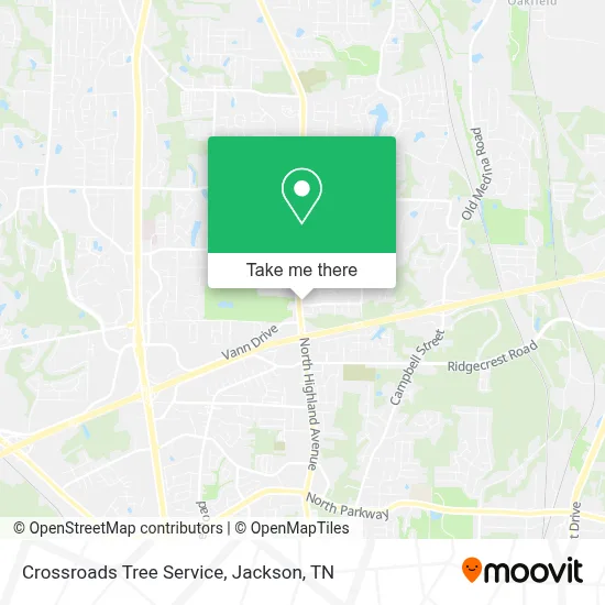 Crossroads Tree Service map