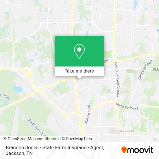 Brandon Jones - State Farm Insurance Agent map