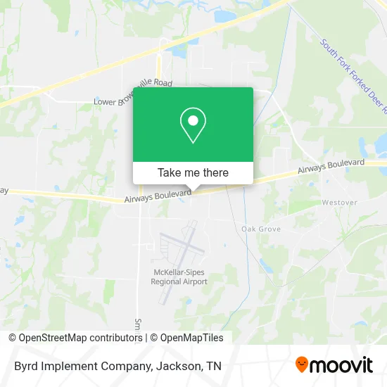 Byrd Implement Company map