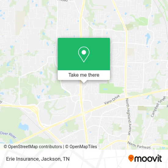 Erie Insurance map