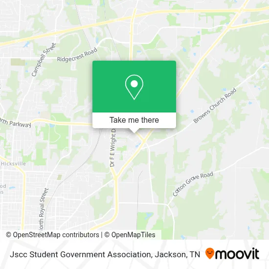 Jscc Student Government Association map