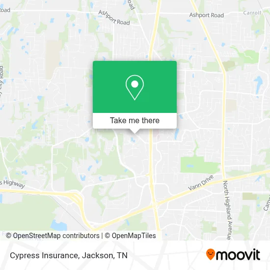 Cypress Insurance map