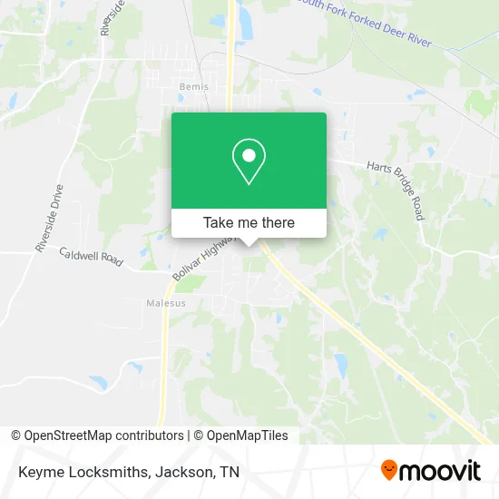 Keyme Locksmiths map