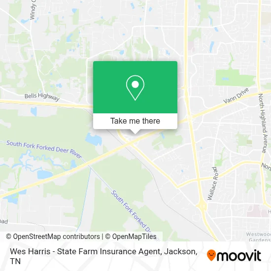 Wes Harris - State Farm Insurance Agent map