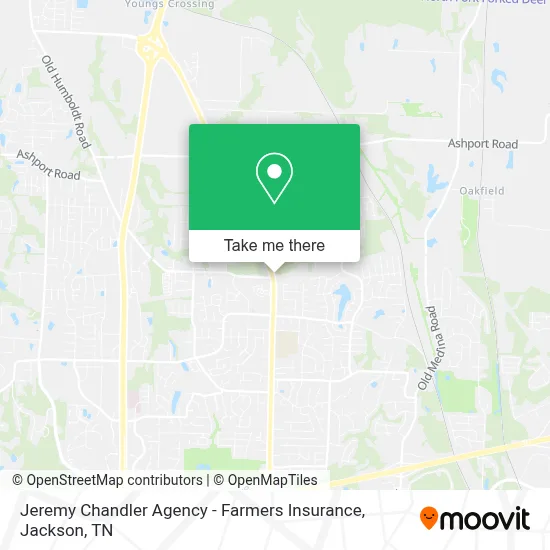 Jeremy Chandler Agency - Farmers Insurance map