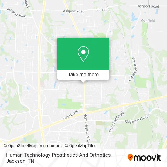 Human Technology Prosthetics And Orthotics map