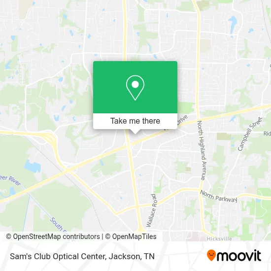 Sam's Club Optical Center map