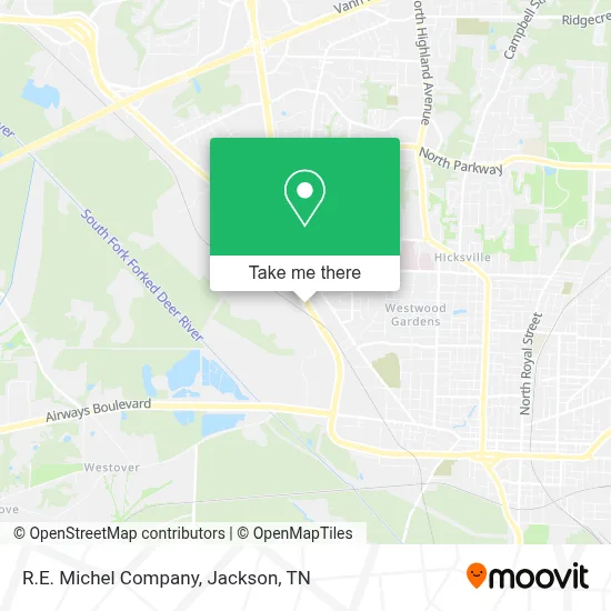 R.E. Michel Company map