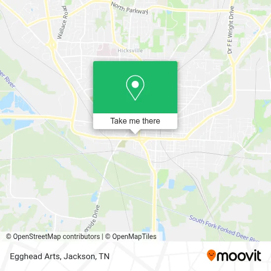 Egghead Arts map
