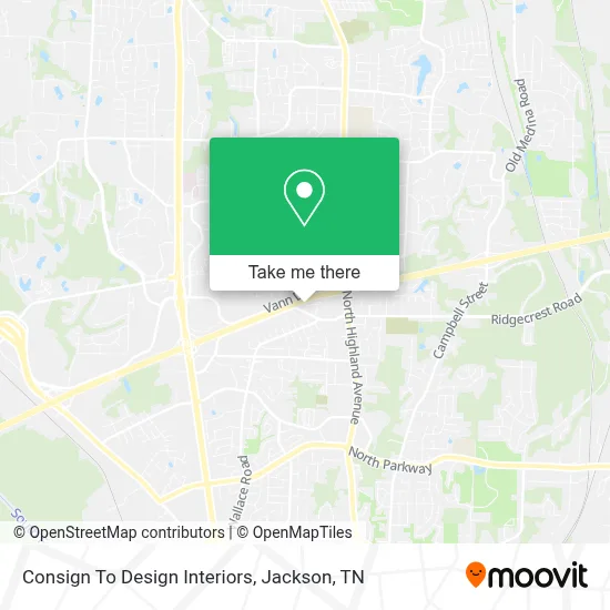 Consign To Design Interiors map