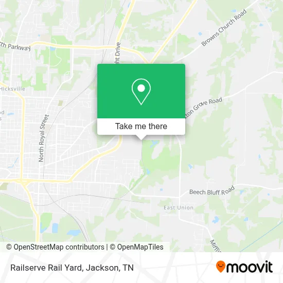 Railserve Rail Yard map