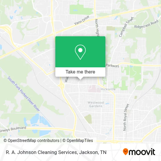 R. A. Johnson Cleaning Services map