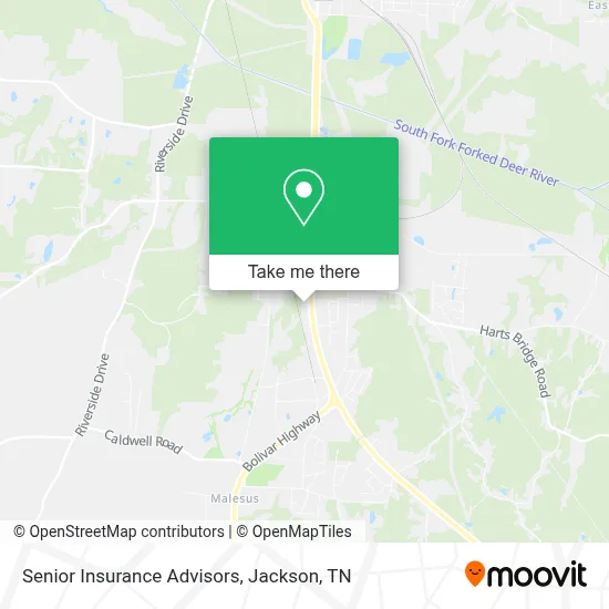 Senior Insurance Advisors map