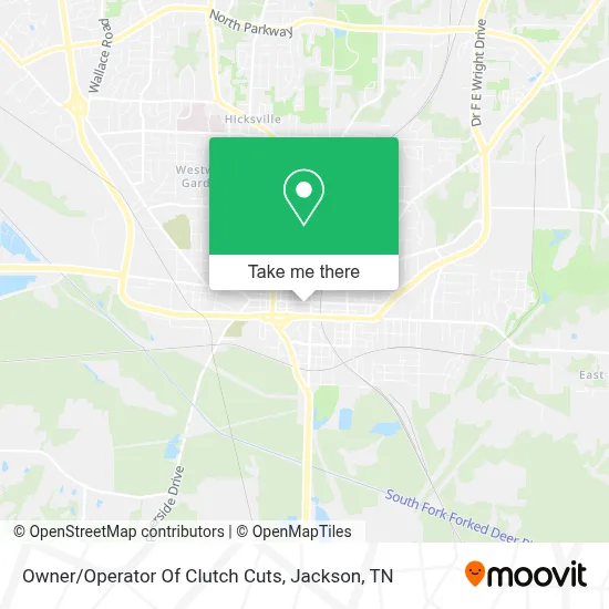 Owner/Operator Of Clutch Cuts map