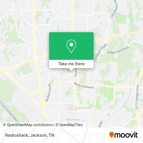 Radioshack map