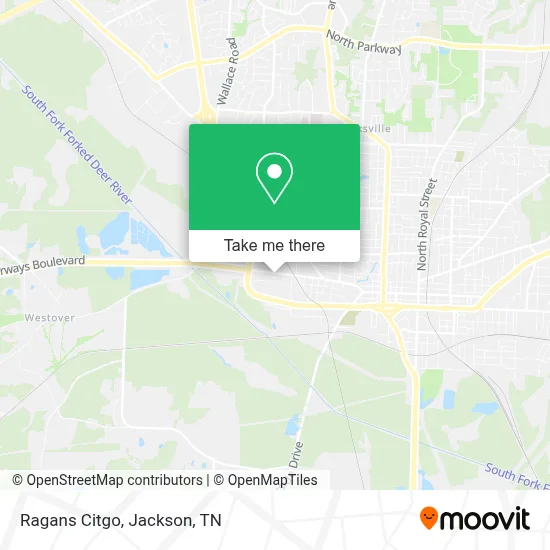 Ragans Citgo map