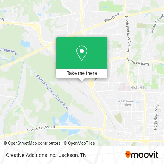 Creative Additions Inc. map
