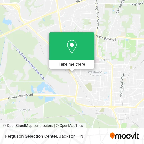 Ferguson Selection Center map