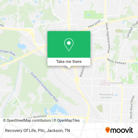Recovery Of Life, Pllc map