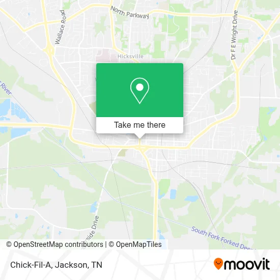 Chick-Fil-A map